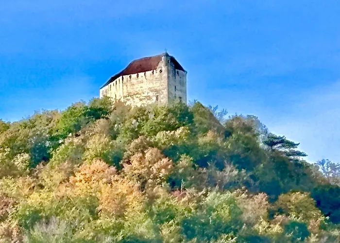 Burgblick Apartment- 60qm, Kueche, Waschmaschine, Streamingdienste Apartament